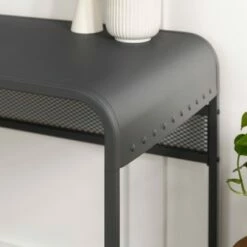 Sloan Industrial Metal Curved Top Writing Desk Gunmetal Gray - Saracina Home 14 Sloan Industrial Metal Curved Top Writing Desk Gunmetal Gray - Saracina Home -Outlet Desks Store unnamed file 12919