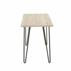 44" Home Retro Writing Desk with Hairpin Legs - OFM Gray/natural -Outlet Desks Store unnamed file 12943