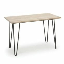 44" Home Retro Writing Desk with Hairpin Legs - OFM Gray/natural -Outlet Desks Store unnamed file 12945