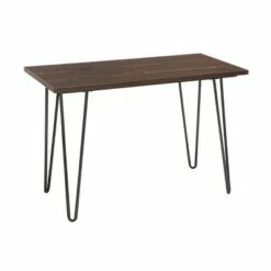 44" Home Retro Writing Desk with Hairpin Legs - OFM Gray/natural -Outlet Desks Store unnamed file 12946