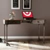 Southern Enterprises Elmore 2 Drawer Wood/Metal Writing Desk - Tobacco - Aiden Lane 2 Southern Enterprises Elmore 2 Drawer Wood/Metal Writing Desk - Tobacco - Aiden Lane -Outlet Desks Store unnamed file 12966