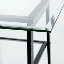 Beecher Metal/Glass Sawhorse/A Frame Writing Desk Black - Aiden Lane 15 Beecher Metal/Glass Sawhorse/A Frame Writing Desk Black - Aiden Lane -Outlet Desks Store unnamed file 12973