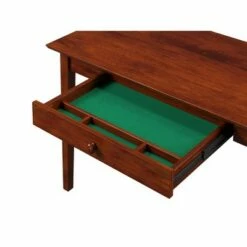 Shaker Wood Writing Desk with Drawers Walnut - Atlantic Furniture -Outlet Desks Store unnamed file 13007