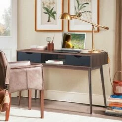 Costway Computer Desk PC Laptop Writing Table Study Workstation Home W/ Drawers & Shelf -Outlet Desks Store unnamed file 1303