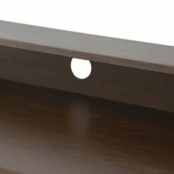 35" Wooden Home Office Computer Desk with Metal Base and Storage Natural/Black - Teamson Home 13 35" Wooden Home Office Computer Desk with Metal Base and Storage Natural/Black - Teamson Home -Outlet Desks Store unnamed file 13067