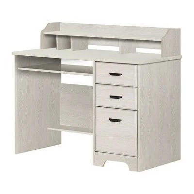 Versa Computer Desk with Hutch - South Shore Gray Maple 16 Versa Computer Desk with Hutch - South Shore Gray Maple - Image 14
