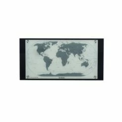 Christopher World Map Metal Computer Desk Silver - Powell Company -Outlet Desks Store unnamed file 13111