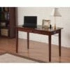 Writing Desk Shaker Style USB Charger Walnut - Atlantic Furniture