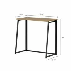 Evane Industrial Folding Computer Desk - South Shore Natural White Oak 15 Evane Industrial Folding Computer Desk - South Shore Natural White Oak -Outlet Desks Store unnamed file 13141