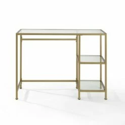 Aimee Desk Gold - Crosley