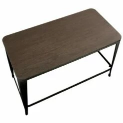 Pia Industrial Desk Black/Espresso - LumiSource -Outlet Desks Store unnamed file 13259