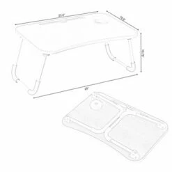 Basicwise Bed Tray Laptop Foldable Table, Kids Lap Desk Homework Table -Outlet Desks Store unnamed file 13279
