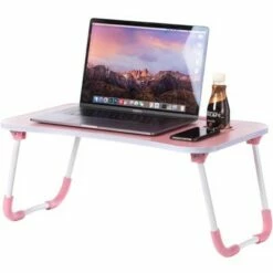 Basicwise Bed Tray Laptop Foldable Table, Kids Lap Desk Homework Table -Outlet Desks Store unnamed file 13281