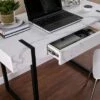 Wennan Modern Faux Marble Desk Black/White - Aiden Lane 2 Wennan Modern Faux Marble Desk Black/White - Aiden Lane -Outlet Desks Store unnamed file 13287