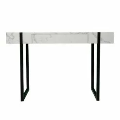Wennan Modern Faux Marble Desk Black/White - Aiden Lane -Outlet Desks Store unnamed file 13289