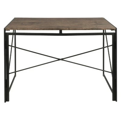 Dakota Industrial Office Desk Black - LumiSource 5 Dakota Industrial Office Desk Black - LumiSource - Image 3