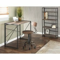 Dakota Industrial Office Desk Black - LumiSource 18 Dakota Industrial Office Desk Black - LumiSource -Outlet Desks Store unnamed file 13309