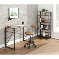 Dakota Industrial Office Desk Black - LumiSource 20 Dakota Industrial Office Desk Black - LumiSource -Outlet Desks Store unnamed file 13311