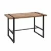 48" Metal O Frame Computer Desk - OFM Knotty Oak
