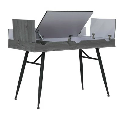 Nook Modern Office, Laptop and Writing Desk with Storage Compartments - Calico Designs Gray Wash 21 Nook Modern Office, Laptop and Writing Desk with Storage Compartments - Calico Designs Gray Wash - Image 19