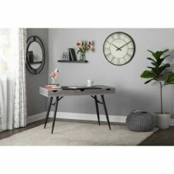 Nook Modern Office, Laptop and Writing Desk with Storage Compartments - Calico Designs Gray Wash 51 Nook Modern Office, Laptop and Writing Desk with Storage Compartments - Calico Designs Gray Wash -Outlet Desks Store unnamed file 13408