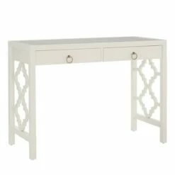Fachnan 2 Drawer Writing Desk - Inspire Q White -Outlet Desks Store unnamed file 13443