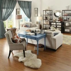 Elliott Wood Writing Desk with Drawers - Inspire Q Espresso -Outlet Desks Store unnamed file 13457