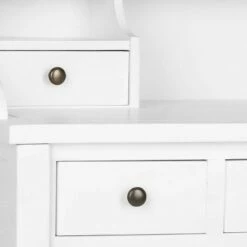Landon 5 Drawer Writing Desk White - Safavieh -Outlet Desks Store unnamed file 13480