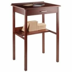 Ronald High Desk Walnut - Winsome -Outlet Desks Store unnamed file 13505
