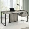 Newtonmore Writing Desk Matte - miBasics Black/light Gray -Outlet Desks Store unnamed file 13559