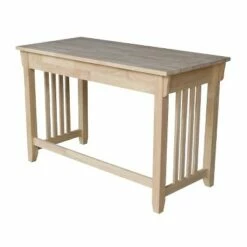 Mission Computer Desk - Unfinished - International Concepts -Outlet Desks Store unnamed file 13688