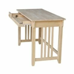 Mission Computer Desk - Unfinished - International Concepts -Outlet Desks Store unnamed file 13691