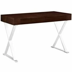 Wood Writing Desk with Drawers - Modway Furniture Walnut -Outlet Desks Store unnamed file 13709