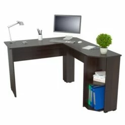 L Shaped Writing Desk Espresso - Inval -Outlet Desks Store unnamed file 13733
