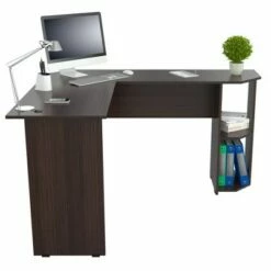 L Shaped Writing Desk Espresso - Inval -Outlet Desks Store unnamed file 13736