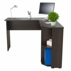 L Shaped Writing Desk Espresso - Inval -Outlet Desks Store unnamed file 13737