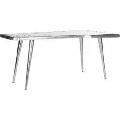 Aviator Writing Table - Silver - Safavieh -Outlet Desks Store unnamed file 13742