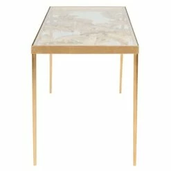 Leilani Palm Leaf Desk Gold Leaf - Safavieh -Outlet Desks Store unnamed file 13820