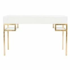 Neria Lacquer Writing Desk White/Gold - Safavieh 13 Neria Lacquer Writing Desk White/Gold - Safavieh -Outlet Desks Store unnamed file 13852