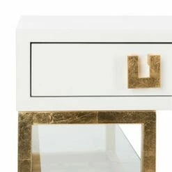 Neria Lacquer Writing Desk White/Gold - Safavieh 15 Neria Lacquer Writing Desk White/Gold - Safavieh -Outlet Desks Store unnamed file 13854