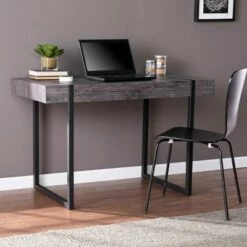 Santque Small Space Desk Black Oak - Aiden Lane -Outlet Desks Store unnamed file 13877