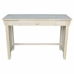 Mission Desk with Drawer - Unfinished - International Concepts