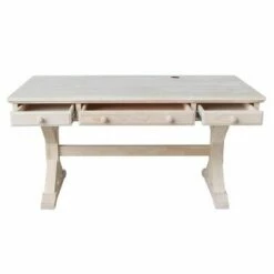 Executive Desk with Canyon Base Unfinished - International Concepts -Outlet Desks Store unnamed file 13957