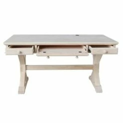 Executive Desk with Canyon Base Unfinished - International Concepts -Outlet Desks Store unnamed file 13958
