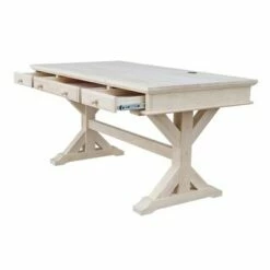 Executive Desk with Canyon Base Unfinished - International Concepts -Outlet Desks Store unnamed file 13959