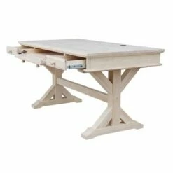 Executive Desk with Canyon Base Unfinished - International Concepts -Outlet Desks Store unnamed file 13961