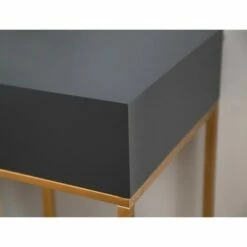 Harlow Charcoal Writing Desk Gray - Abbyson Living -Outlet Desks Store unnamed file 13966