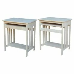 International Concepts Mission Computer Stand Unfinished 15 International Concepts Mission Computer Stand Unfinished -Outlet Desks Store unnamed file 13979