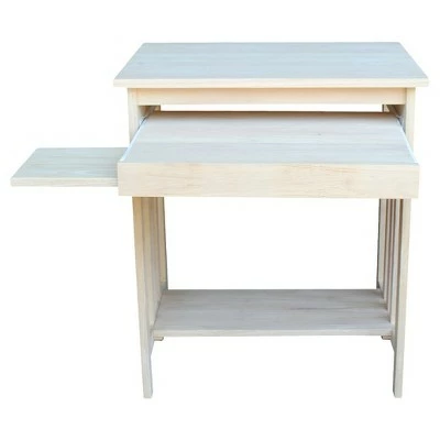 International Concepts Mission Computer Stand Unfinished 6 International Concepts Mission Computer Stand Unfinished - Image 4