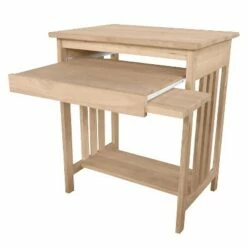 International Concepts Mission Computer Stand Unfinished 17 International Concepts Mission Computer Stand Unfinished -Outlet Desks Store unnamed file 13981
